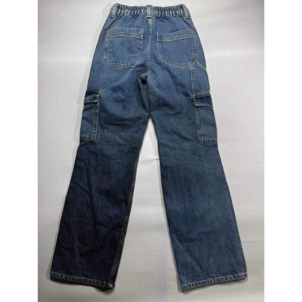 BDG Urban Outfitters Women's Baggy Cargo Blue  Jeans - Size 25x32 (24x30)* - Picture 2 of 4